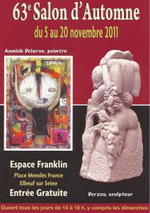 Catalogue, Salon d'automne, Elbeuf sur seine, Novembre 2011